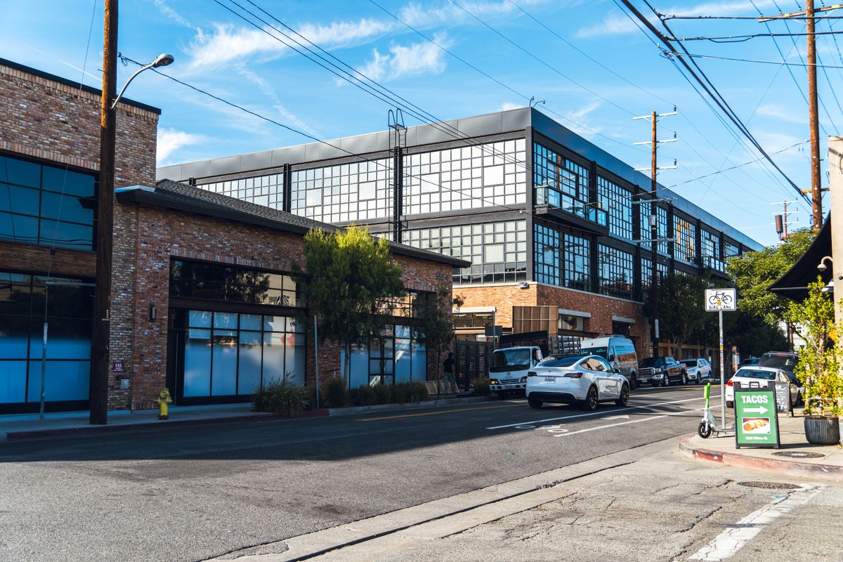 Converted warehouses and street art in Los Angeles' Arts District
